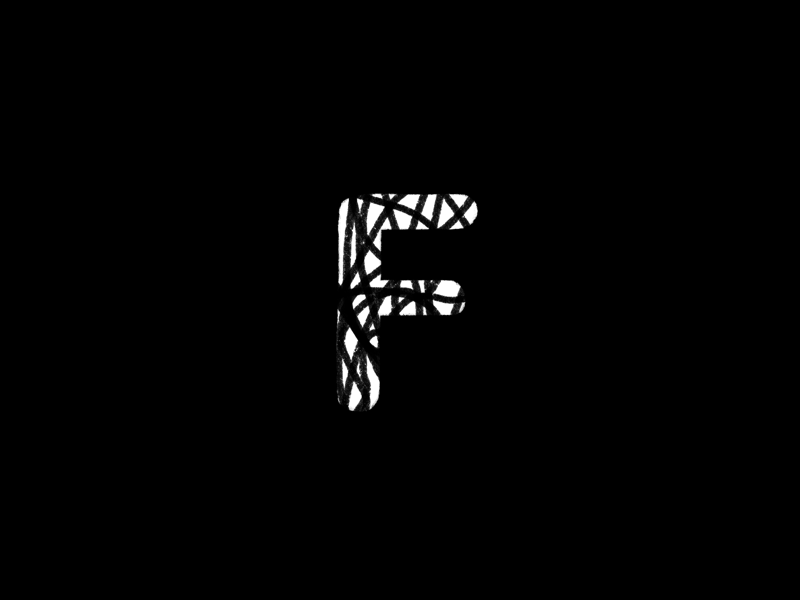 F | 36 Days of Type 2d animation brushes gif illustration loop motion design motion graphics photoshop type type animation