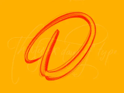 D / 36DaysOfType 36days d 36daysoftype art calligraphy lettering