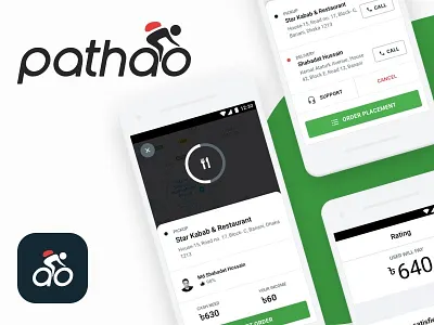Redesigned Food Delivery Flow For Pathao Drive app delivery food foodapp fooddelivery illustration pathao pathaodrive product ridesharing ui ux