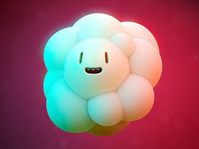 Morula Cell 3d c4d cell charactedesign cinema 4d illustration illustrator kawaii vray