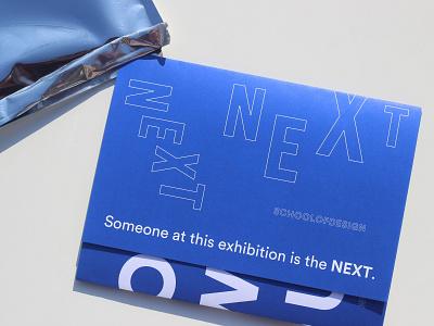 Someone at this exhibition is the NEXT circular design editorial design graphic design layout logo print design printing schoolofdesign type typography workdmark