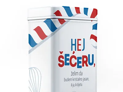 Sugar tin can graphicdesign illustration packagingdesign photoshop