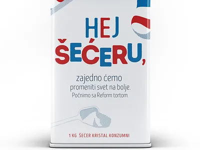 Sugar tin can graphicdesign illustration packaging