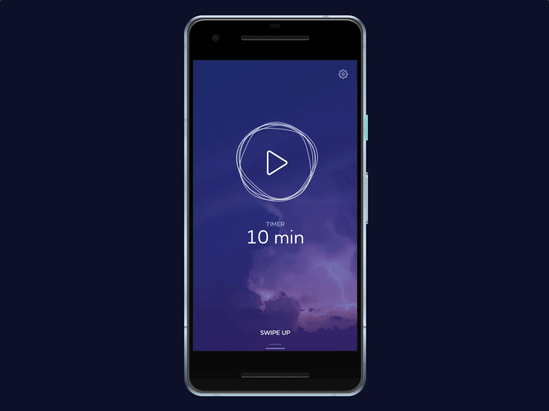 Meditate animation app invision studio meditate meditation app slowing