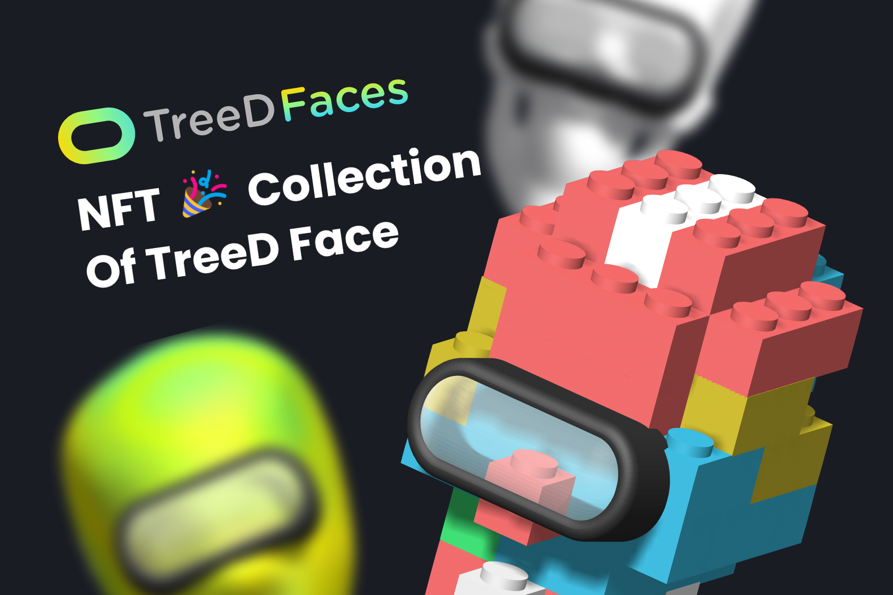 TreeD Faces Website Design collection faces nft treedface uxui