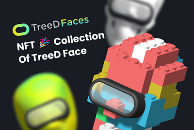 TreeD Faces Website Design collection faces nft treedface uxui