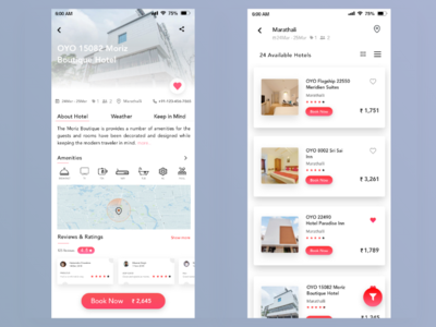 Hotel Booking App design hotel hotelbooking iphonex mobile mobile app design ui uidesign userinterface ux