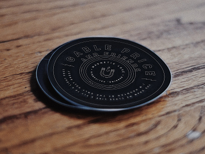 Stickers album art logo print