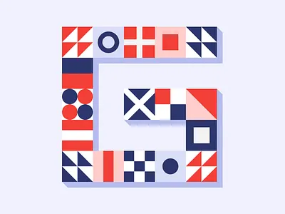 G abstract art branding composition design flat geometric icon illustration layout letter lines logo minimal pattern pattern art typeface typo typo art typography