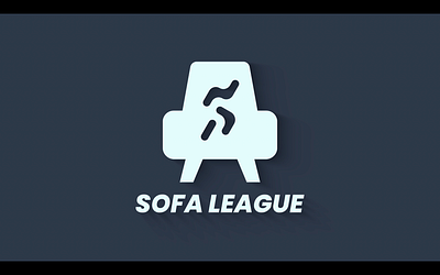 SOFA LEAGUE LOGO league logo logoanimation logointro onlinesport sofa sport