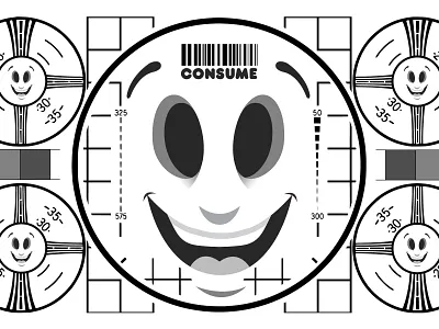 Consume TV art direction branding design digital art flat icon icon design illustration logo logo design mark print vector