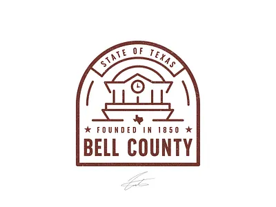 Bell County Logo Concept brand city city branding county feedback logo texas