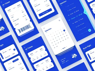 Air Tickets app design icon illustration ui ux