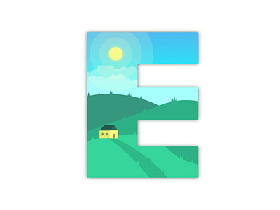 Letter E
