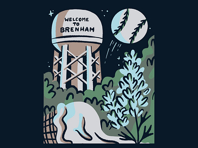 Brenham, Texas 6hexcodes baseball blue bonnets brenham texas watertower