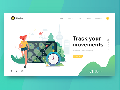 Sports illistration ui 插图 设计