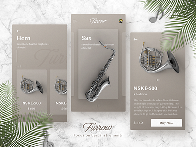 Classical instruments app classic classical music design instruments retro ui vintage