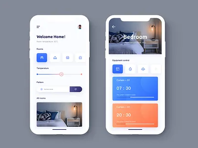 Smart home appliance application ui ux 品牌 图标 应用 设计