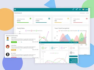 Nixon: Bootstrap VueJs Admin Premium Template admin admin template business chart dashboard interface menu minimal restaraunt ui ux vuejs widget