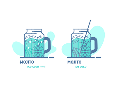 Mojito cocktail drink ice ice cube lemon mint mojito summer summer drink