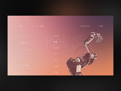Boston Dynamics design ui ux web