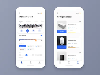 Smart home appliance application ui ux 品牌 应用 设计