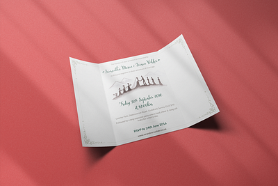 Tolkien Wedding (Invite) branding design graphic design illustration logo print typography wedding