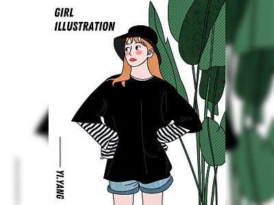 少女插画 illustration 插图