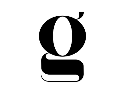 G 36daysoftype adobe black and white challenge fontface g letter minimal typeface typography