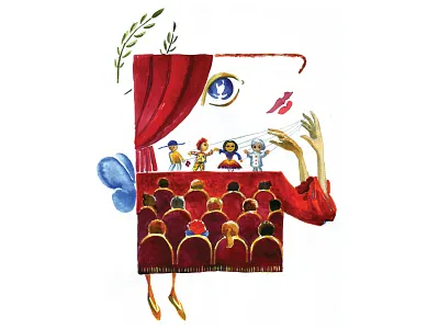 Muse of the Puppets illustration