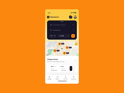 Rejseplanen Redesign - Case Study animation app automotive branding bus concept danmark denmark design figma icon logo public transport rejseplanen train transport travel trip ui ux