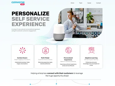 ConverseNow Website conversenow homepage website