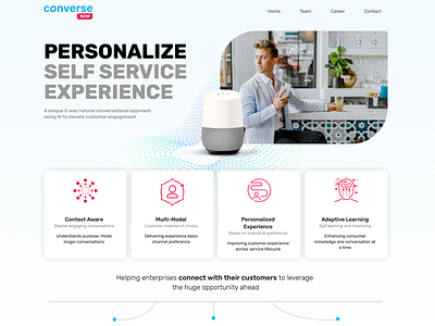 ConverseNow Website conversenow homepage website