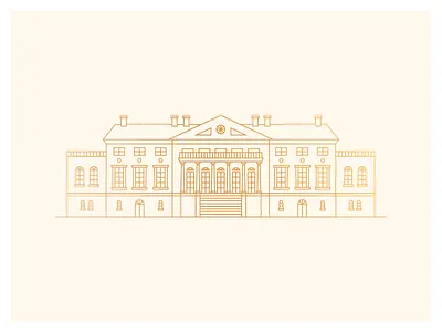 Country Estate adobe illustrator castle country estate drawing farm illustration mansion sweden