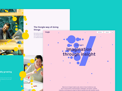 Vungle.com - Creative Labs design ui ux web website