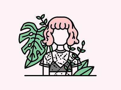 @erinjaye.art | #drawthisinyourstyle 2d avatar character illustration line minimal portrait thicklines