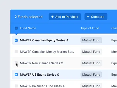 Table Bulk Actions app bulk actions checkbox dashboard finance fintech insurance interface modern table table view tick ui ux web
