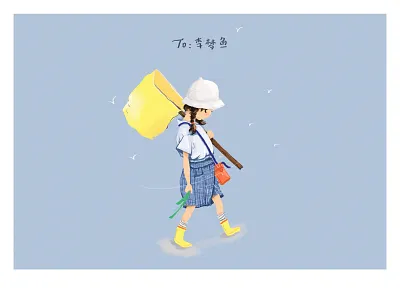 画了一个小可爱 illustration