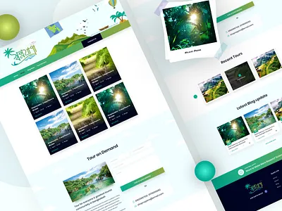 Shopnojatra Travel group Bangladesh blog branding creative design google landing landing page mockup saas tourist travel ui user interface web wireframe
