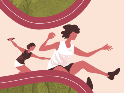 Women Running design design inspiration illustration infographic people women women running