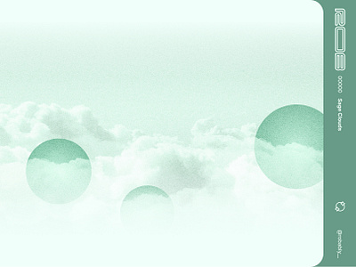 00000 - Sage Clouds abstract clouds gradient green noise sage