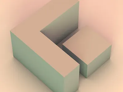 36daysoftype - G cinema4d design geometrical letter lettering letters practice type typography