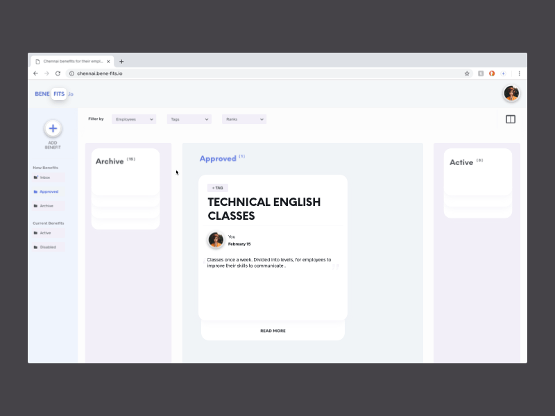Drag and Drop interaction in a web dashboard animation dashboard interaction ixda platforms web