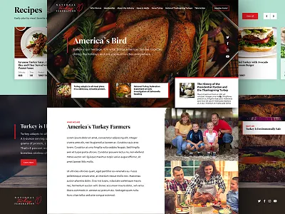 National Turkey Federation food industry national turkey ui ux ux ui web website
