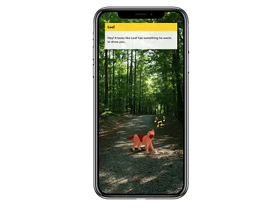 Into the Forest UI app design augmentedreality illustration ui ui design ux design