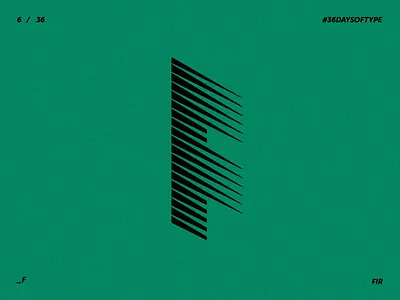 36 Days of Type: Letter F 36daysoftype 36daysoftype f 36daysoftype06 branding branding agency flat graphic design mark symbol type typography
