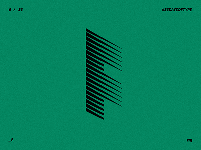 36 Days of Type: Letter F 36daysoftype 36daysoftype f 36daysoftype06 branding branding agency flat graphic design mark symbol type typography