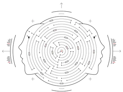 Death by AI? code design face geometry illustration labirinth sci fi science space vector