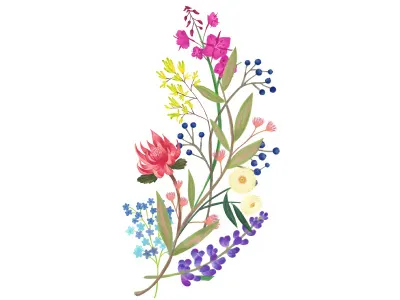 Flower bouquet alaska applepencil australia bouquet flower bouquet delivery in dubai flowerillustration flowerlogo flowers illustration ipad ipaddrawing logo procreate