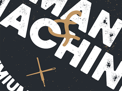 Man & Machine apparel apparel design brand branding design graphic design illustration logo vector visual design